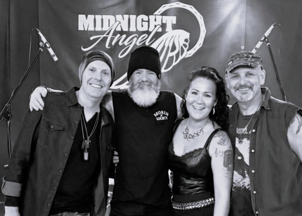 Midnight Angel at The Aspect Recording Studio, Loughborough for their livestreaming video shoot 2026